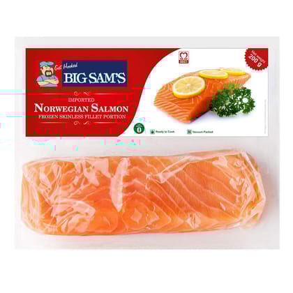 Big Sam'S Norwegian Salmon Single Portion, 200 G