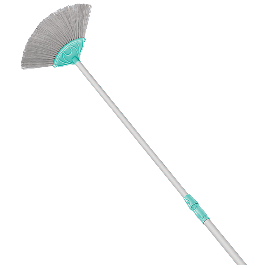 Milton - Spotzero Plastic Roof Duster - Used For Cleaning Walls & Ceiling Fans, Aqua Green, 1 Pc