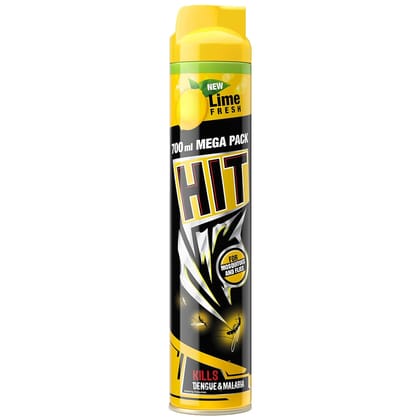Hit Flying Insect Killer - Mosquito & Fly Killer Spray (700Ml) | Lime Fragrance | Instant Kill | Protection From Dengue & Malaria, Pack Of 1
