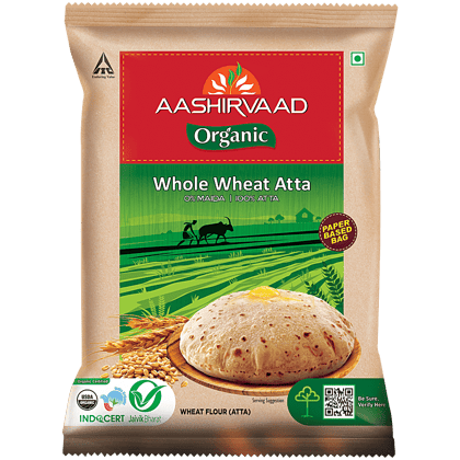 Aashirvaad Organic Whole Wheat Atta, 1 kg