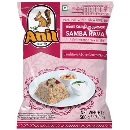 Anil Samba Rava, 500 G Pouch