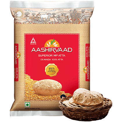 Aashirvaad Atta/Godihittu - Whole Wheat, 1 Kg