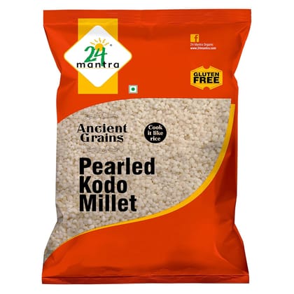 24 Mantra Organic Unpolished Millets Kodo Millet 1Kg | Goodness In Every Grain | Rice Replacement