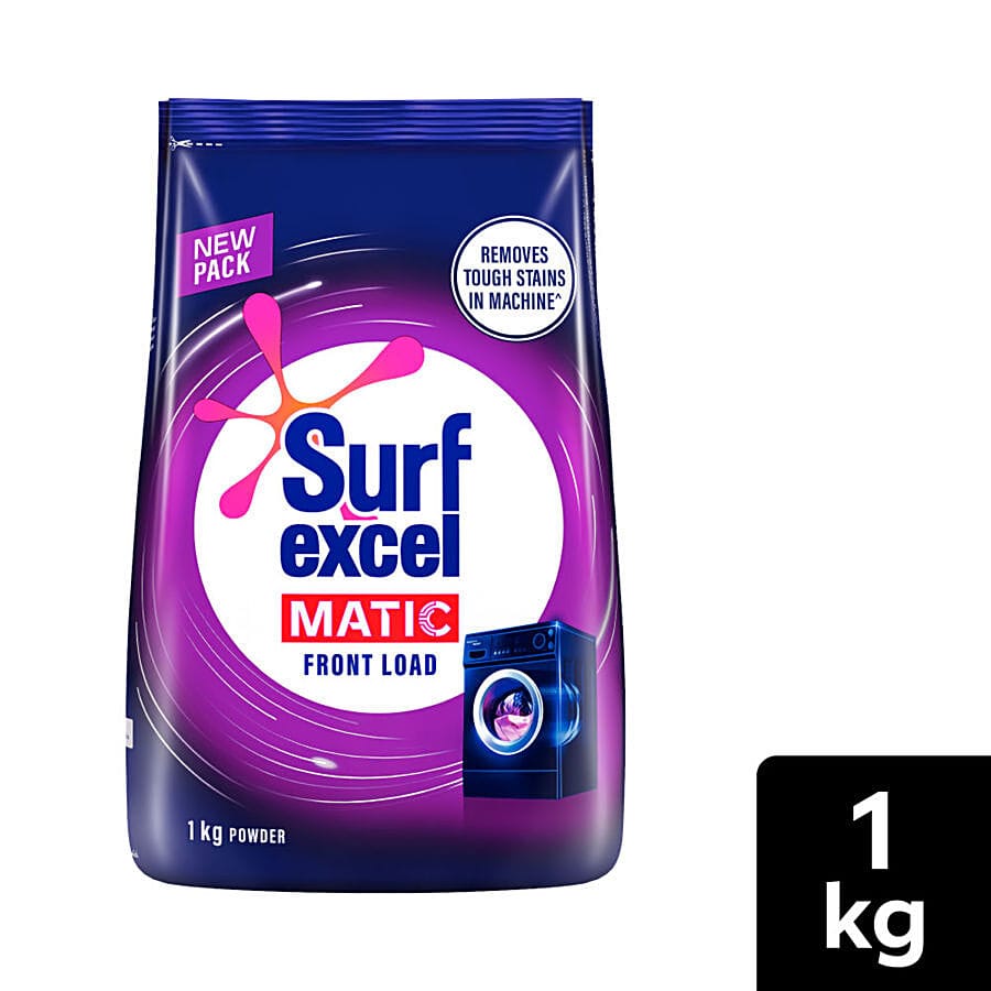 Surf Excel Matic Front Load Detergent Powder, 1 Kg Pouch