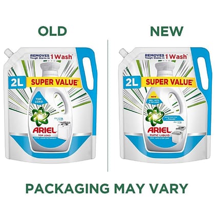 Ariel Matic Liquid Detergent - Top Load, 2 L Super Saver Pack