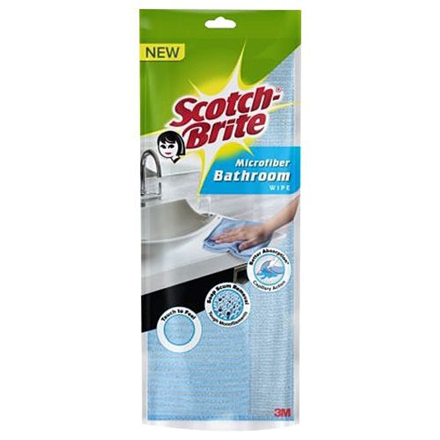 Scotch Brite Microfibre Bathroom Wipe, 1 Pc