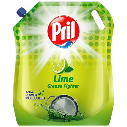 Pril Dishwash Liquid Gel - Lime, 1.5 L