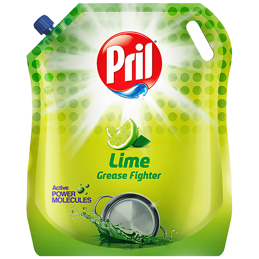 Pril Dishwash Liquid Gel - Lime, 1.5 L