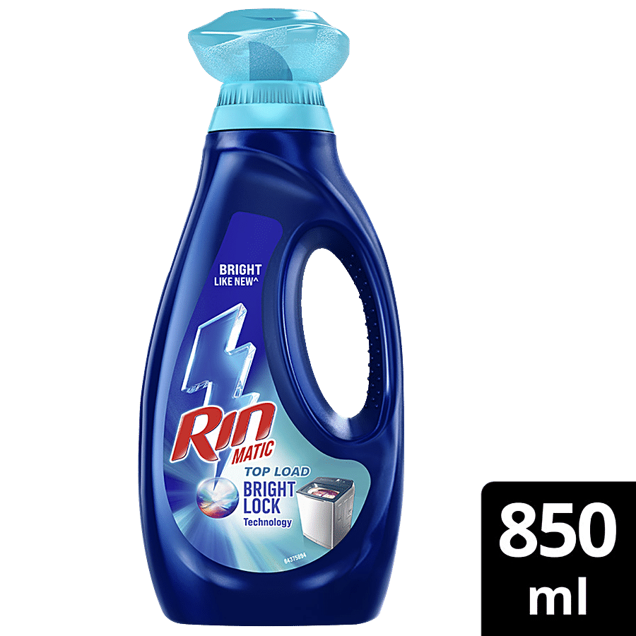Rin Matic Top Load Liquid Detergent, 850 Ml