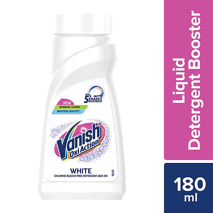 Vanish Oxi Action White Fabric Whitener, 180 Ml