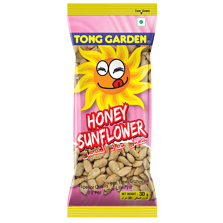 Tong Garden Sunflower Seeds - Honey Flavour, 30 G Pouch