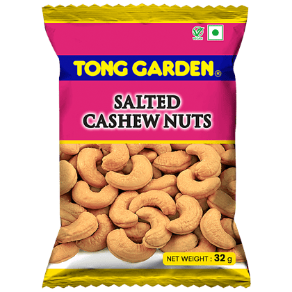 Tong Garden Salted Cashew Nuts, 32 G Pouch