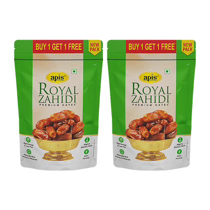 Apis Royal Zahidi Premium Dates, 500 G x 2