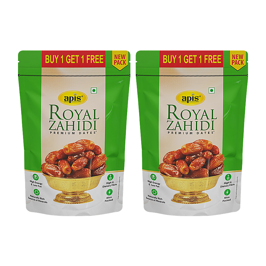 Apis Royal Zahidi Premium Dates, 500 G x 2