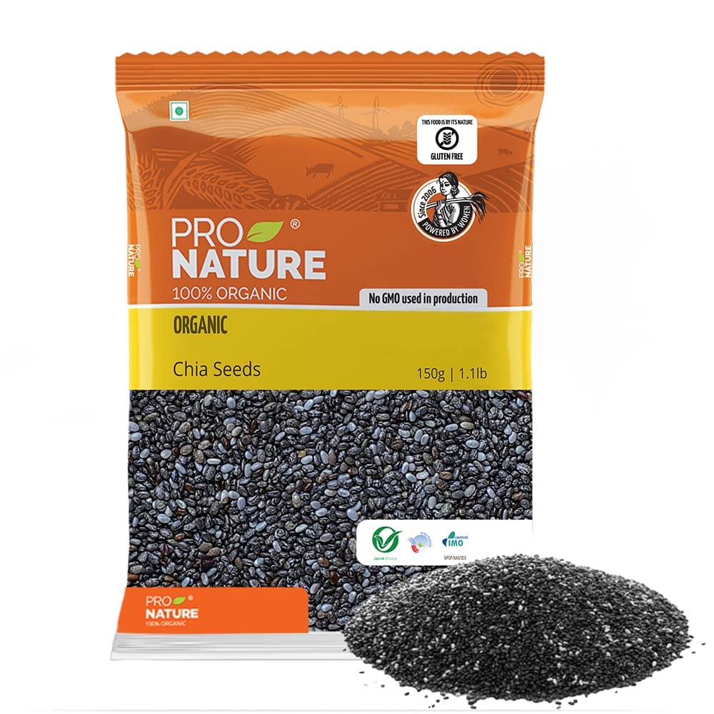 Pro Nature Organic Chia Seeds, 150 G