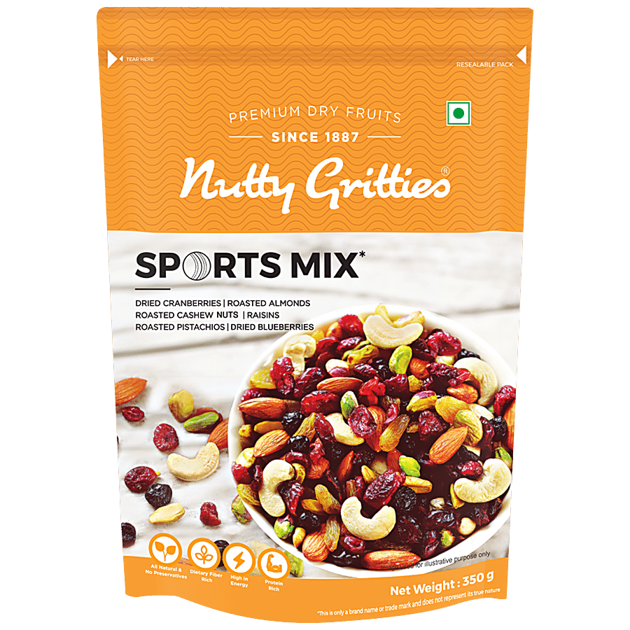 Nutty Gritties Premium Sports Mix, 350 G Pouch