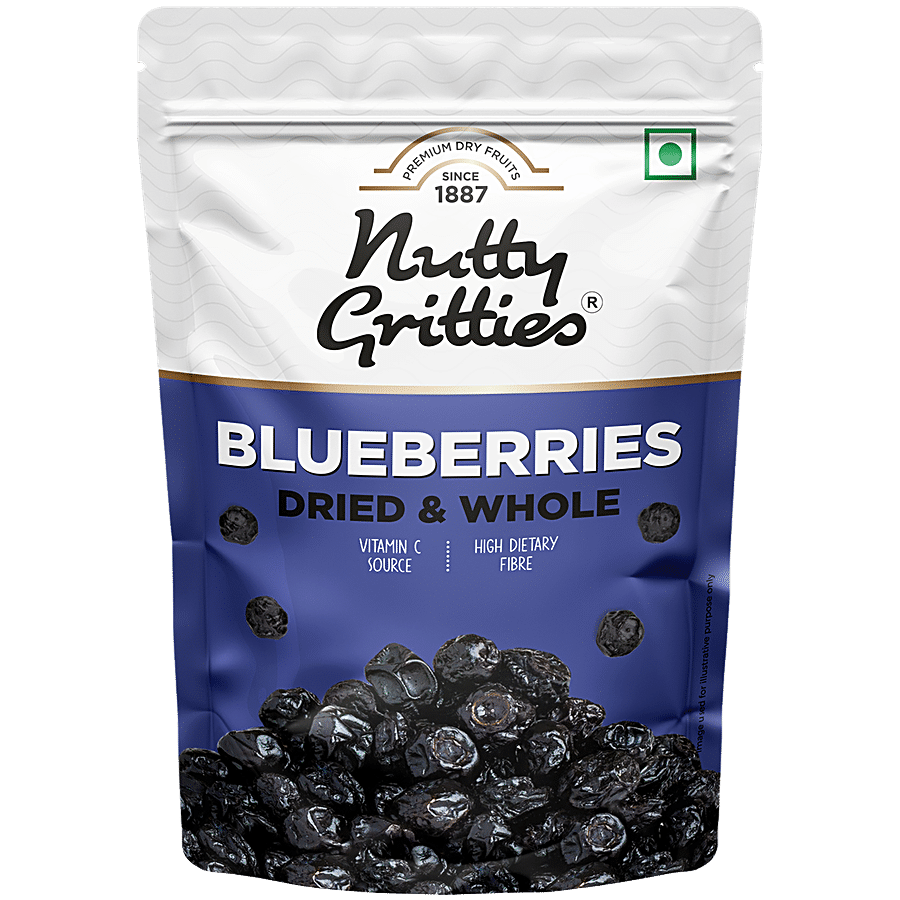Nutty Gritties Dried & Whole Blueberries, 150 G