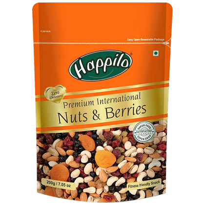 Happilo Premium International Nuts & Berries, 200 G