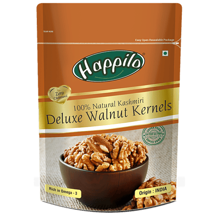 Happilo 100% Natural Kashmiri Deluxe Walnuts Kernels, 200 G