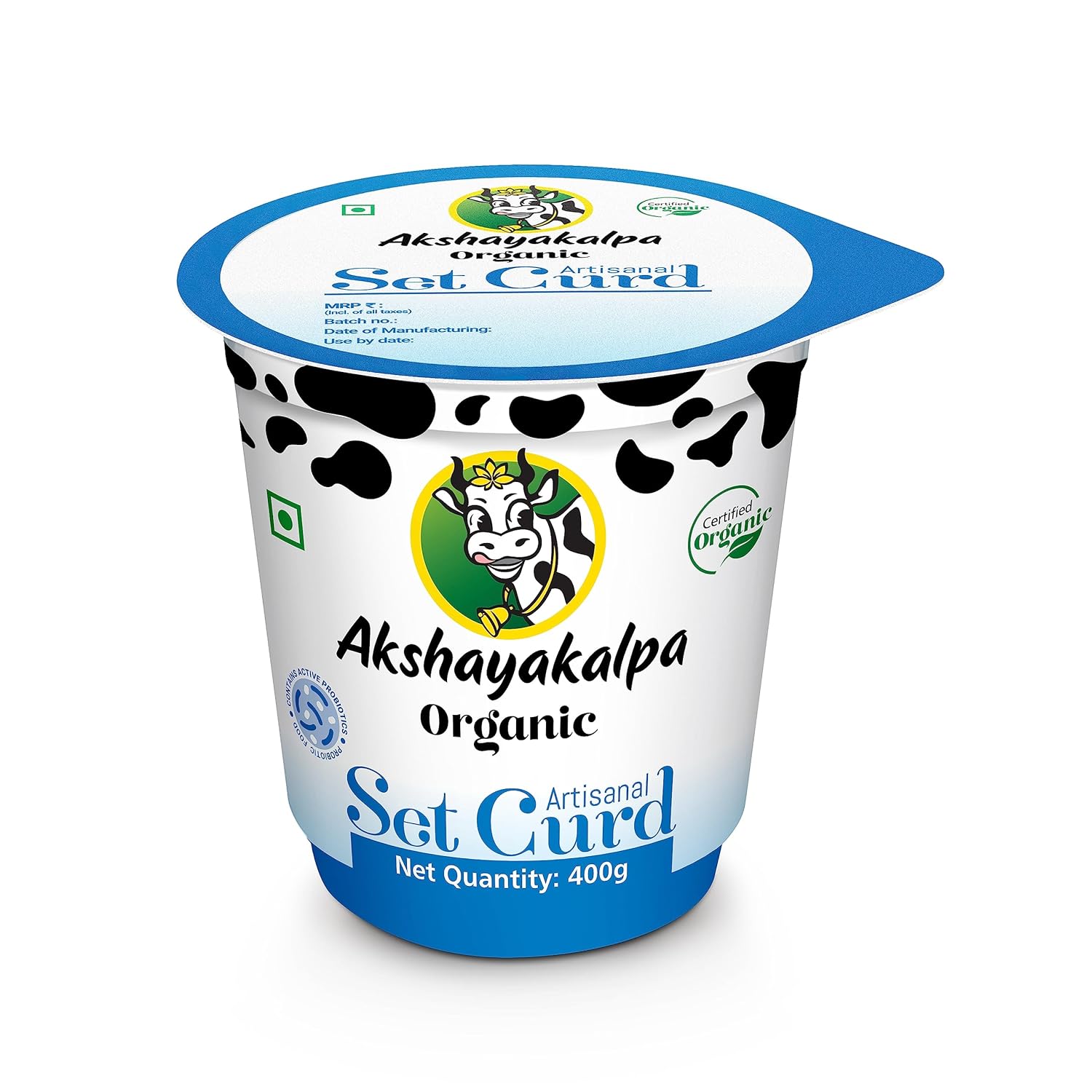 Akshayakalpa Artisanal Organic Set Curd / Dahi 400G