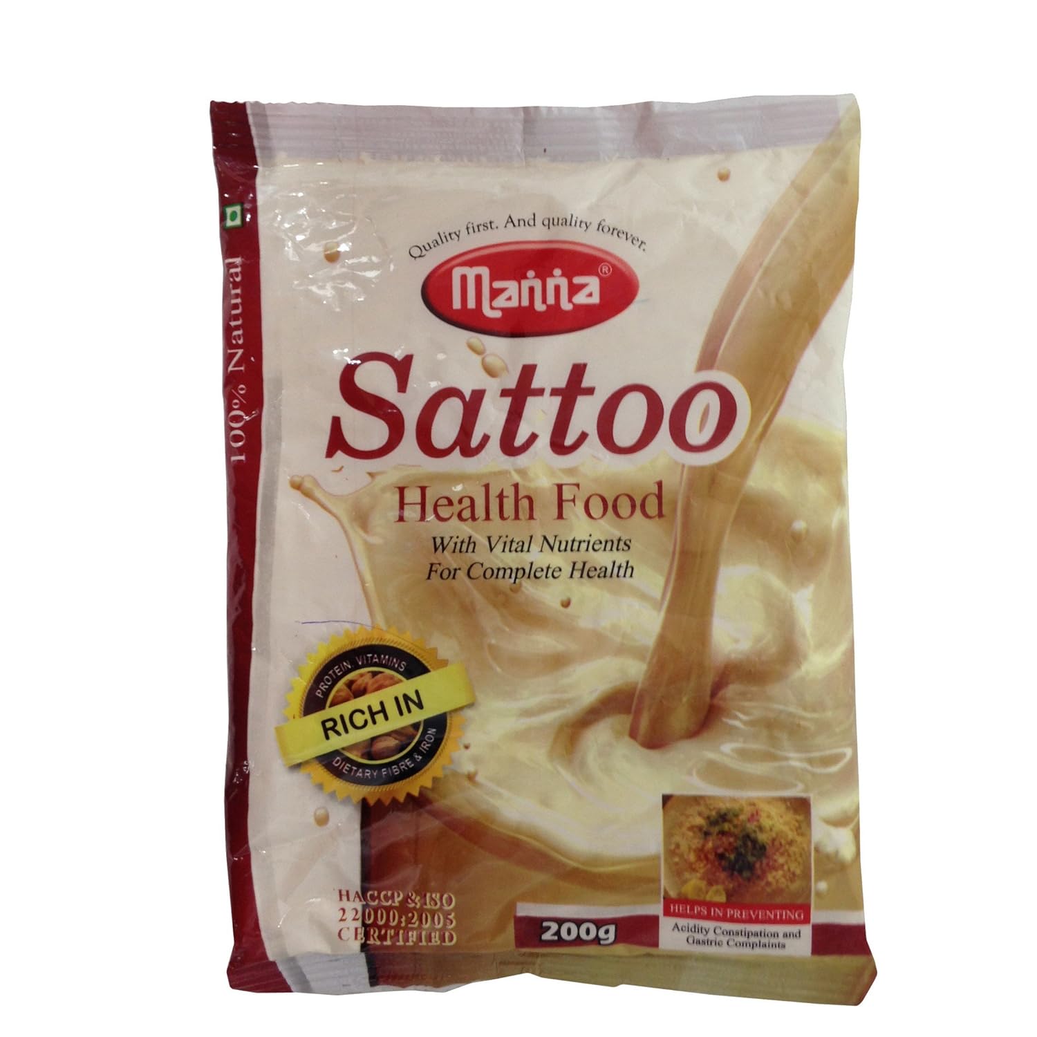 Manna Health Food - Sattoo, 200G Pack