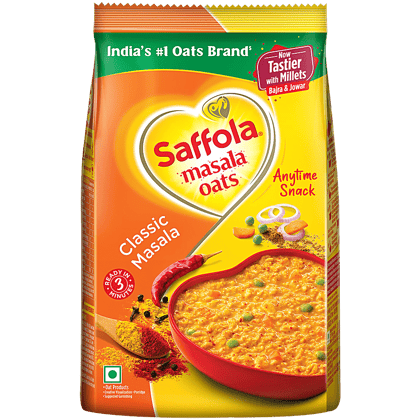 Saffola Masala Oats - Classic Masala, 1 Kg Pouch