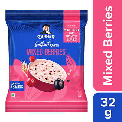 Quaker Instant Oats - Mixed Berries, 32 G