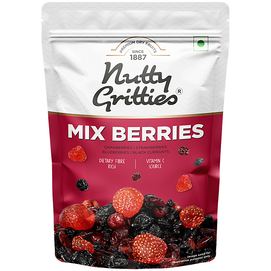 Nutty Gritties Mix Berries, 200 g Pouch