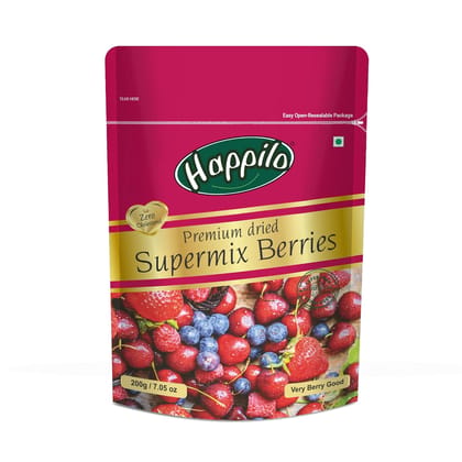 Happilo Premium International Fresh Super Mix Berries, 200 g
