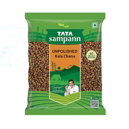 Tata Sampann Unpolished Kala Chana, 1 kg Pouch