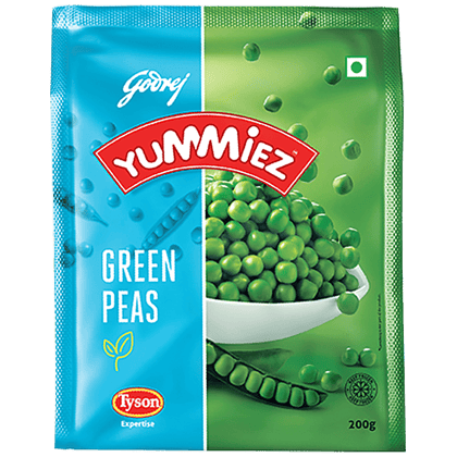 Godrej Yummiez Green Peas, 200 G Pouch