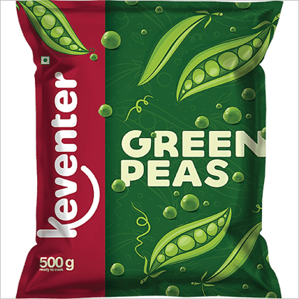 Keventer Frozen - Green Peas, 500 G
