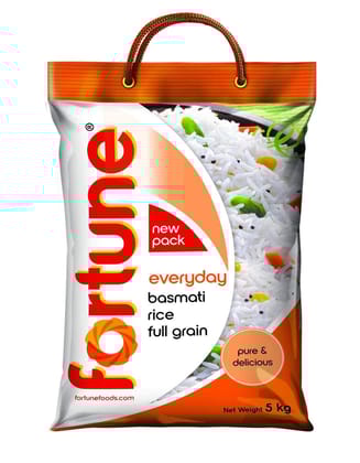 Fortune Everyday Basmati Rice, Full Grain, 5 Kg