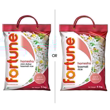 Fortune Hamesha Mini Dubar Basmati Rice/Basmati Chall, 5 kg