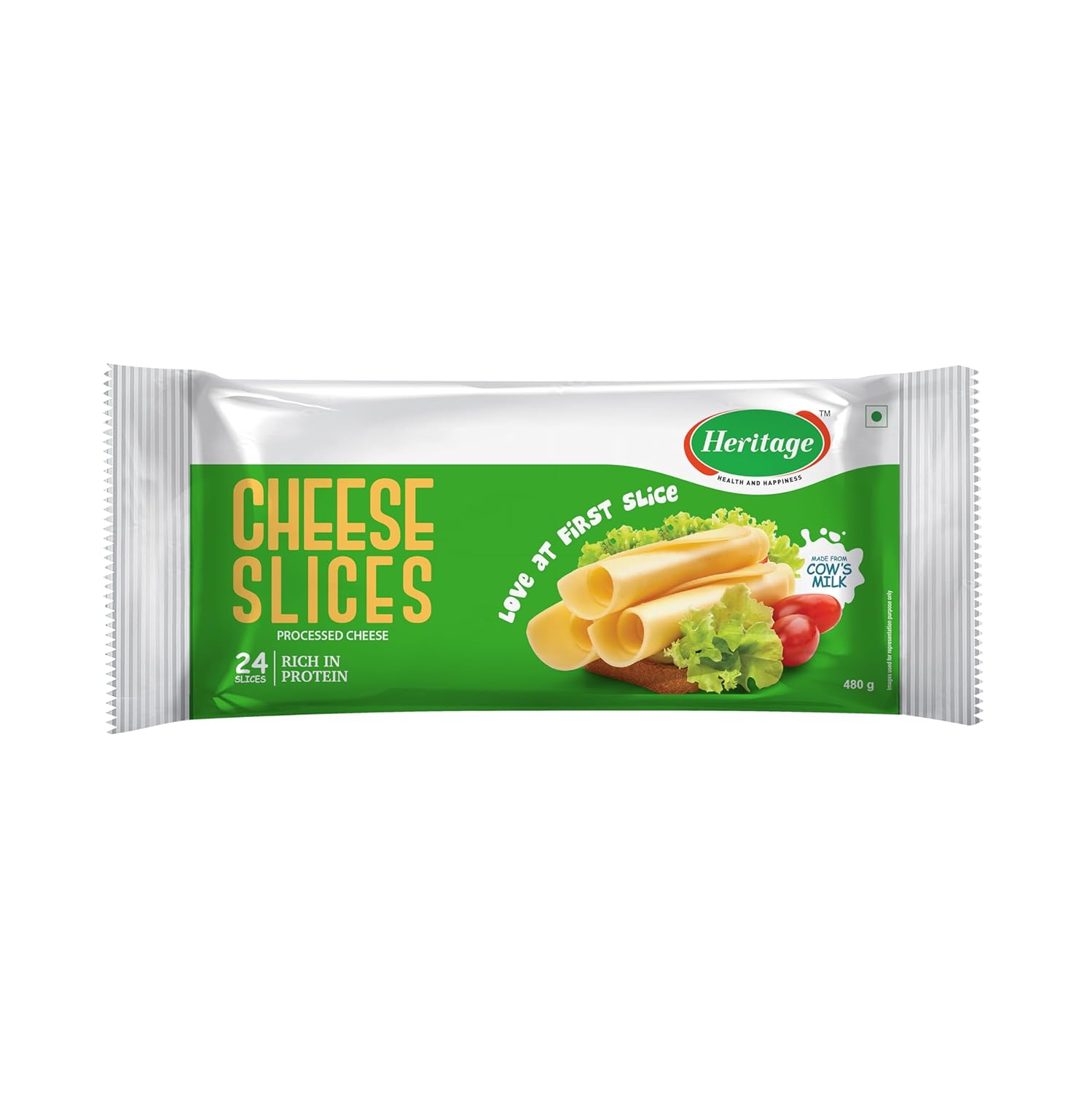 Heritage Cheese Slices, 480 G