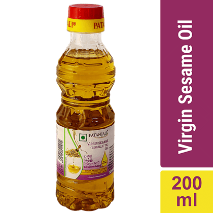 Patanjali Virgin Sesame Oil, 200 Ml Bottle