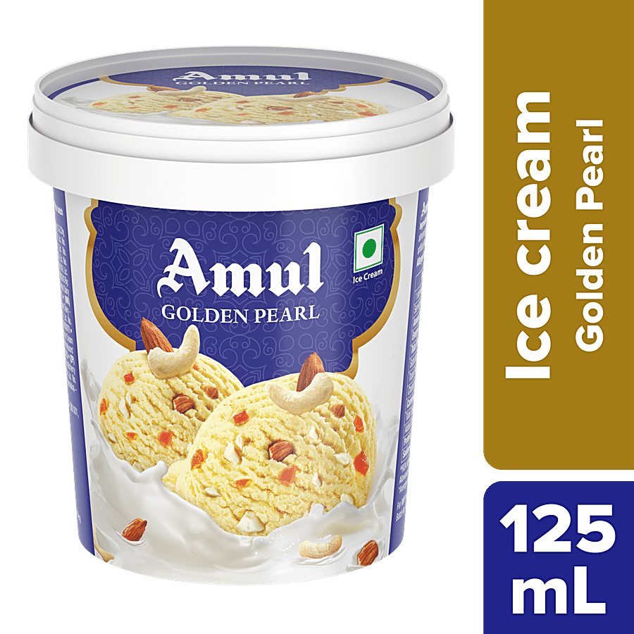 Amul Golden Pearl - Ice Cream, 125 Ml Cup