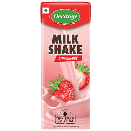 Heritage Strawberry Milkshake, 180 Ml