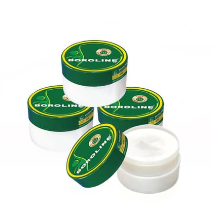 Boroline Dry Skin Care | Antiseptic Cream 40Gm X 4 | Ayurvedic Cream For Dry Skin | Softens Chapped Lips, Repair Cracked Heels | Smoothens Rough Hands Overnight In Winter (Pack Of 4)