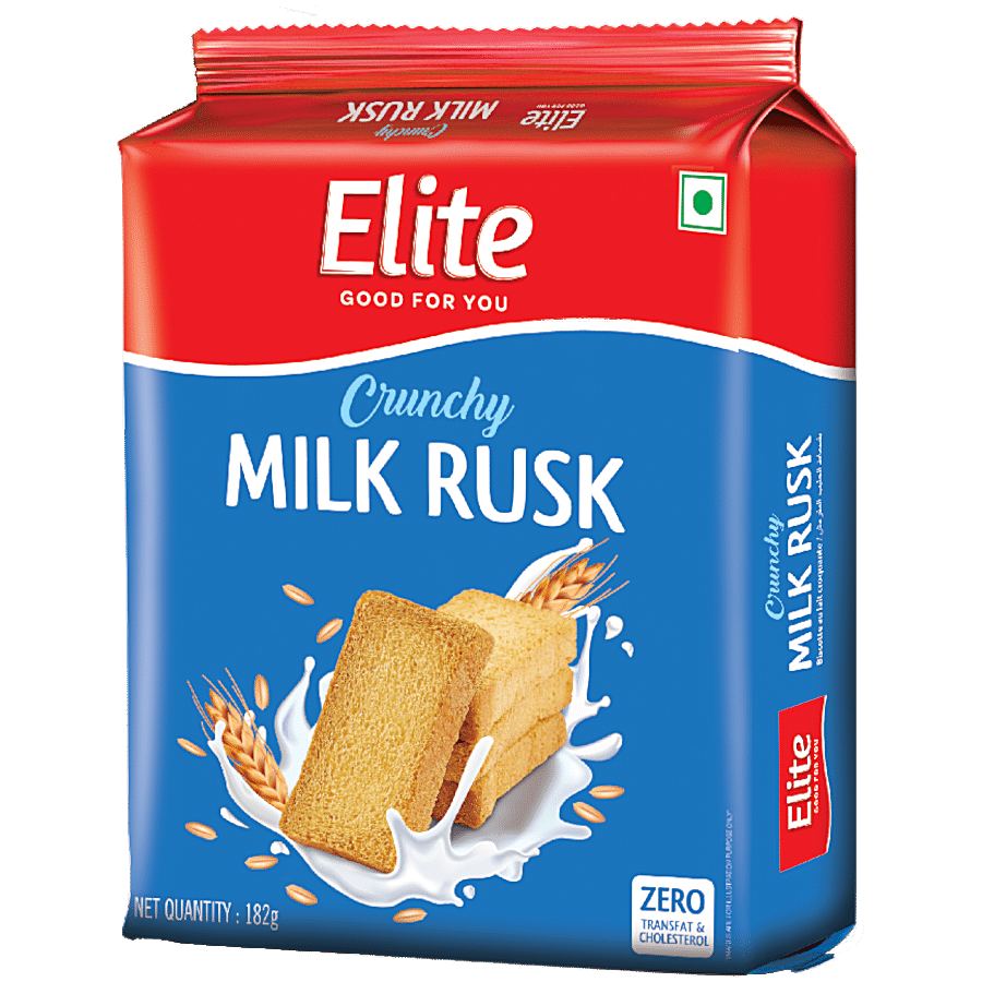 Elite Rusk - Milk, 182 G