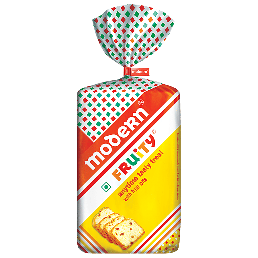 Modern Fruity Bread - Tasty Treat With Fruit Bits, 200 G