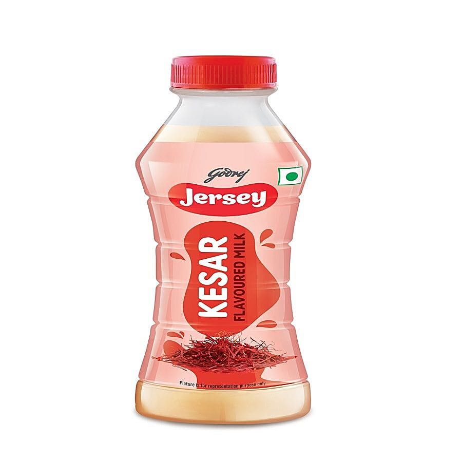 Godrej Jersey Kesar Flavoured Milk, 180 Ml