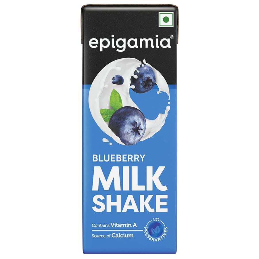 Epigamia Blueberry Milkshake, 180 ml