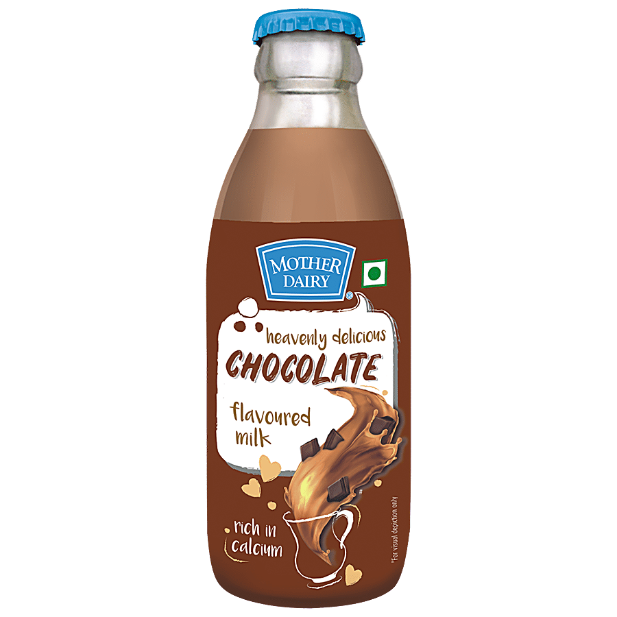 Mother Dairy Chocolate Flavoured Milk, 180 Ml