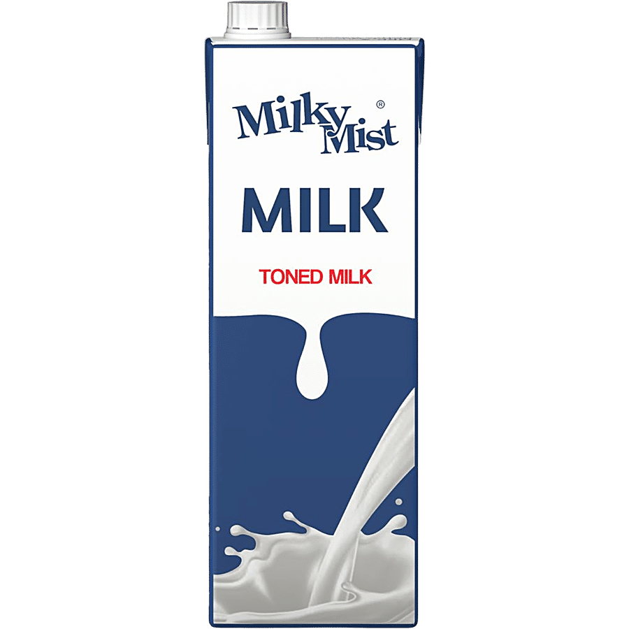 Milky Mist Toned Milk - Uht Sterilized, 1 L
