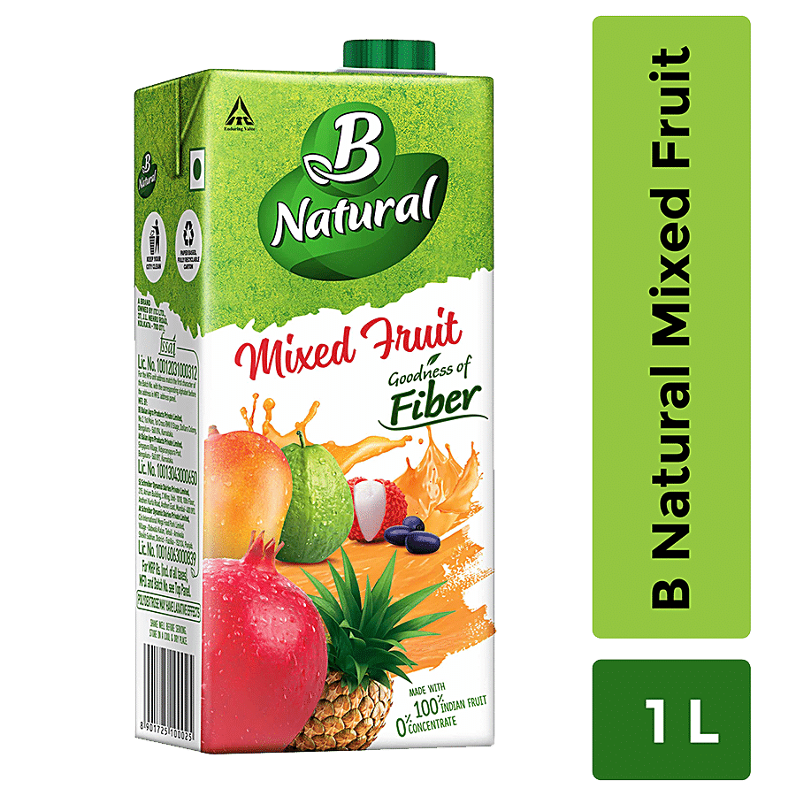 B Natural Mixed Fruit Juice - 1 L