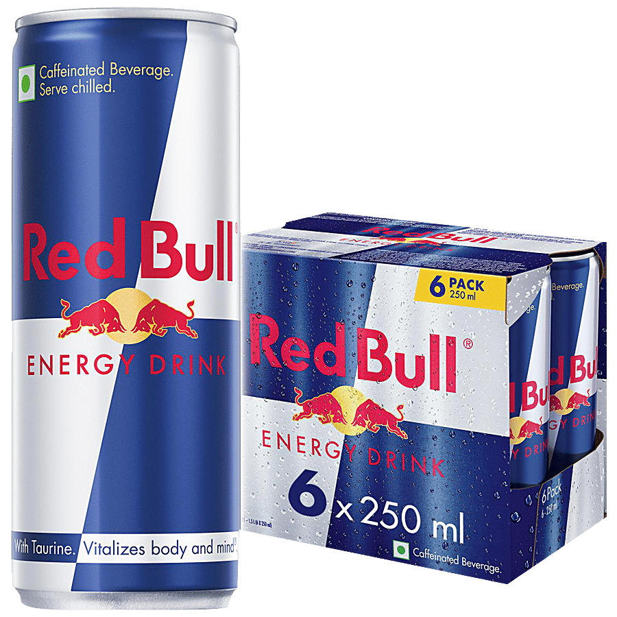 Red Bull Energy Drink, 250 Ml (Pack Of 6)