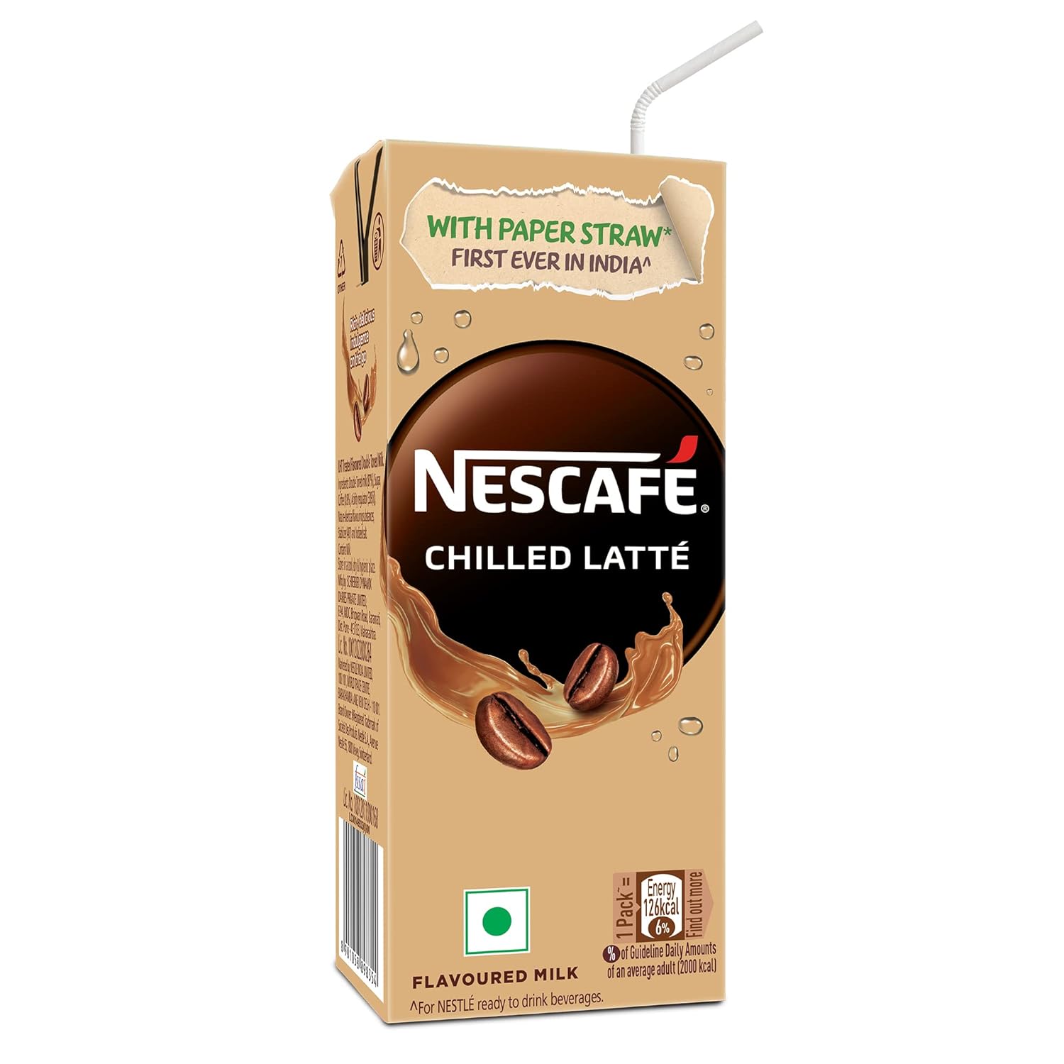 Nescafé Ready To Drink Coffee Flavoured Milk, Iced Latte, Tetra Pack, 180 Ml