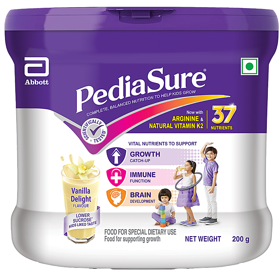 Pediasure Nutritional Powder - Vanilla Delight, 200 G Jar