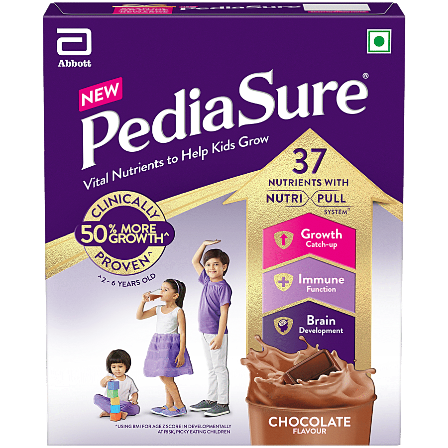 Pediasure Nutrition Drink Powder - Chocolate Flavour, Nutrition For Kids Growth, 750 G